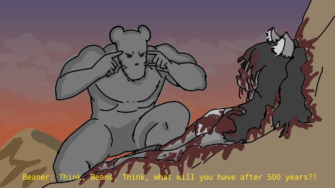 Art by MilkPit, tagged Beans